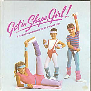 Get In Shape Girl Pump 'N Run Vintage Young Girls Exercise Fitness Kit